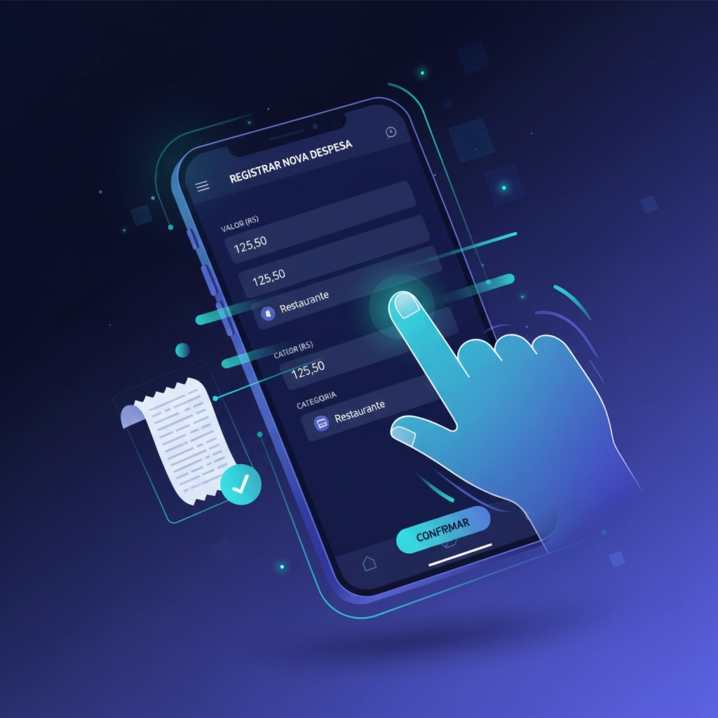 Registre sua primeira despesa